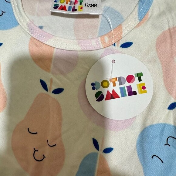 Dot Dot Smile Baby Girl’s Size 12/24M Smiling Pears Cap Sleeve Twirl Dress NWT - Picture 5 of 6